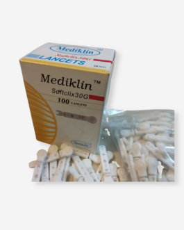 Mediklin Blood Lancet Flat Type (White)